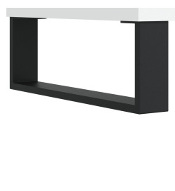 Meuble TV Blanc 100x35x55 cm Bois d'ingénierie