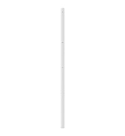 Tête de lit métal blanc 120 cm