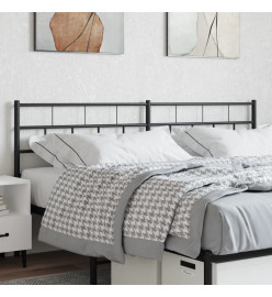 Tête de lit métal noir 160 cm