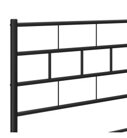 Tête de lit métal noir 160 cm