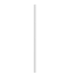 Tête de lit métal blanc 100 cm
