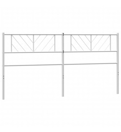 Tête de lit métal blanc 193 cm