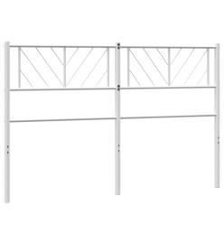Tête de lit métal blanc 120 cm