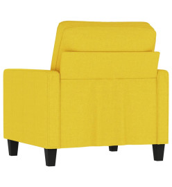 Fauteuil Jaune clair 60 cm Tissu