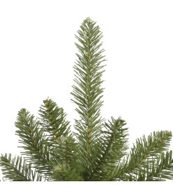 Sapin de Noël artificiel à charnières avec support vert 210 cm