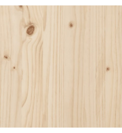 Cadre de lit 90x190 cm simple bois massif de pin