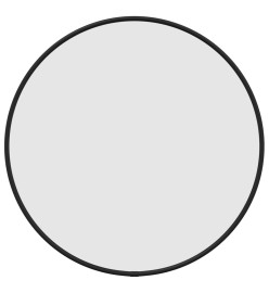 Miroir mural Noir Ø 40 cm Rond