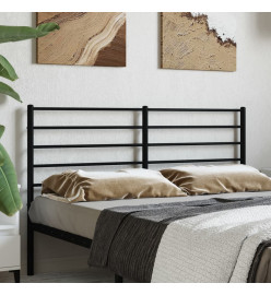 Tête de lit métal noir 140 cm