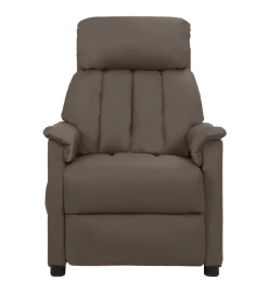 Fauteuil de massage électrique Gris Similicuir