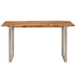 Table à dîner 140x70x76 cm Bois d'acacia solide