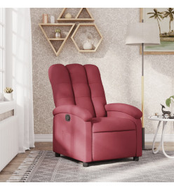 Fauteuil inclinable Rouge bordeaux Tissu