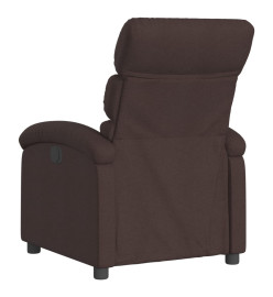 Fauteuil inclinable Marron foncé Tissu