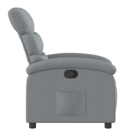 Fauteuil inclinable Gris clair Tissu