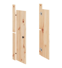 Portes de cuisine d'extérieur 50x9x82 cm bois de pin massif