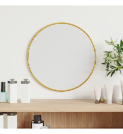 Miroir mural Doré Ø 30 cm Rond