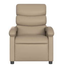 Fauteuil de massage inclinable Cappuccino Similicuir