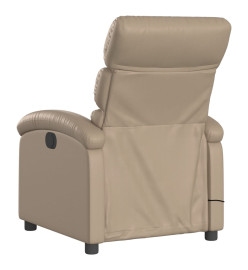 Fauteuil de massage inclinable Cappuccino Similicuir