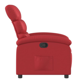 Fauteuil inclinable Rouge Similicuir