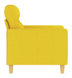 Fauteuil Jaune clair 60 cm Tissu