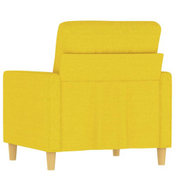 Fauteuil Jaune clair 60 cm Tissu