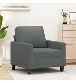 Fauteuil Gris foncé 60 cm Tissu