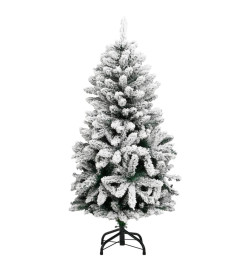 Sapin de Noël artificiel à charnières avec neige floquée 120 cm