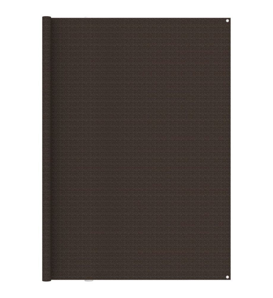 Tapis de tente 250x500 cm Marron