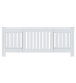 Cache-radiateur MDF Blanc 205 cm