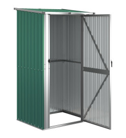 Abri de jardin Vert 118,5x97x209,5 cm Acier galvanisé