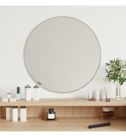 Miroir mural Argenté Ø 50 cm Rond