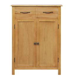 Armoire à chaussures 76x37x105 cm Bois de chêne solide