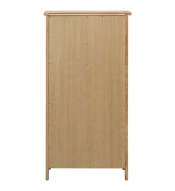 Armoire à chaussures 76x37x105 cm Bois de chêne solide