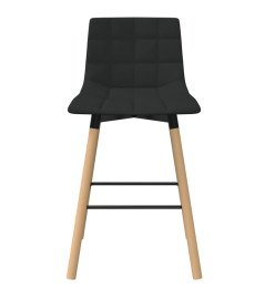 Tabouret de bar Noir Tissu