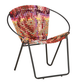 Chaise ronde Chindi Multicolore Tissu