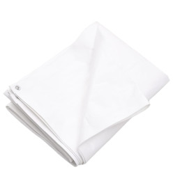 Bâche 260 g/m² 4x4 m Blanc PEHD