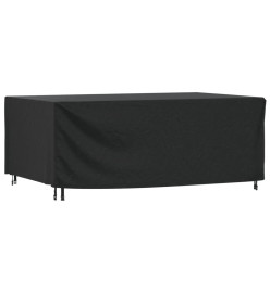 Housse de salon de jardin noir 240x140x90 cm imperméable 420D