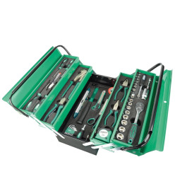 Brüder Mannesmann Boîte à outils en métal 88 pcs