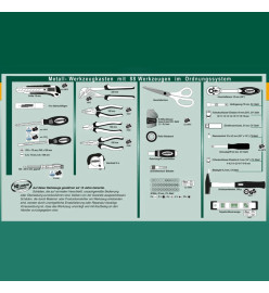 Brüder Mannesmann Boîte à outils en métal 88 pcs