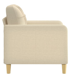 Fauteuil Crème 60 cm Tissu