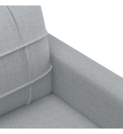 Fauteuil Gris clair 60 cm Tissu