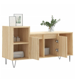 Meuble TV Chêne sonoma 100x35x55 cm Bois d'ingénierie