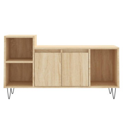 Meuble TV Chêne sonoma 100x35x55 cm Bois d'ingénierie