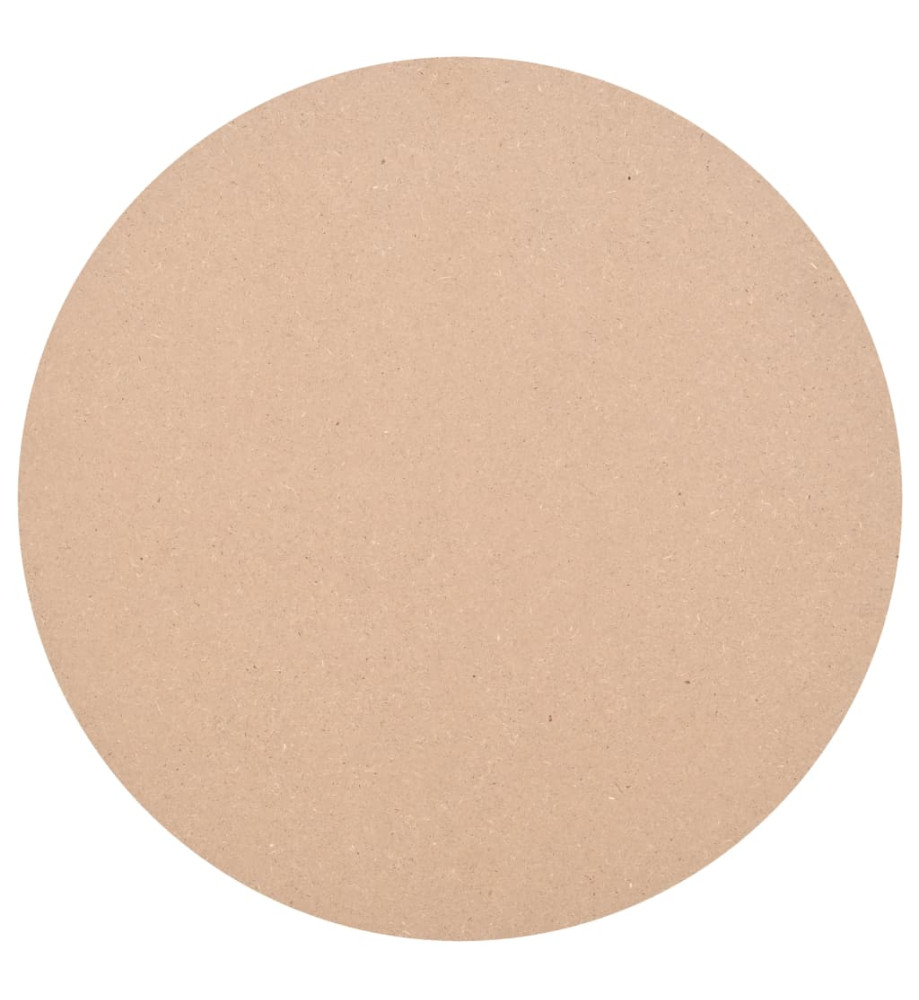 Dessus de table Rond MDF 800 x 18 mm