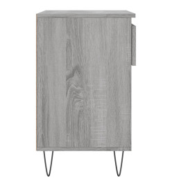 Armoire à chaussures Sonoma gris 70x36x60 cm Bois d'ingénierie