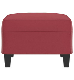 Repose-pied Rouge bordeaux 70x55x41 cm Similicuir