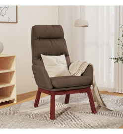 Chaise de relaxation Taupe Tissu