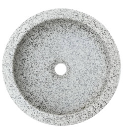 Vasque à poser gris rond Φ41x14 cm céramique