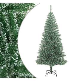 Sapin de Noël artificiel avec neige floquée vert 180 cm