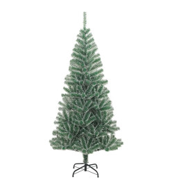 Sapin de Noël artificiel avec neige floquée vert 180 cm