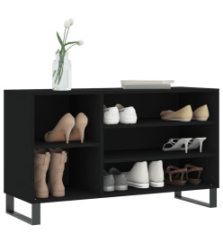 Armoire à chaussures Noir 102x36x60 cm Bois d'ingénierie